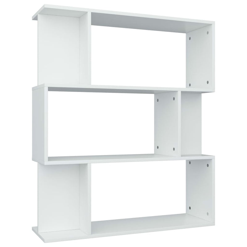 Boekenkast/kamerscherm 80x24x96 cm bewerkt hout wit MeubelReus