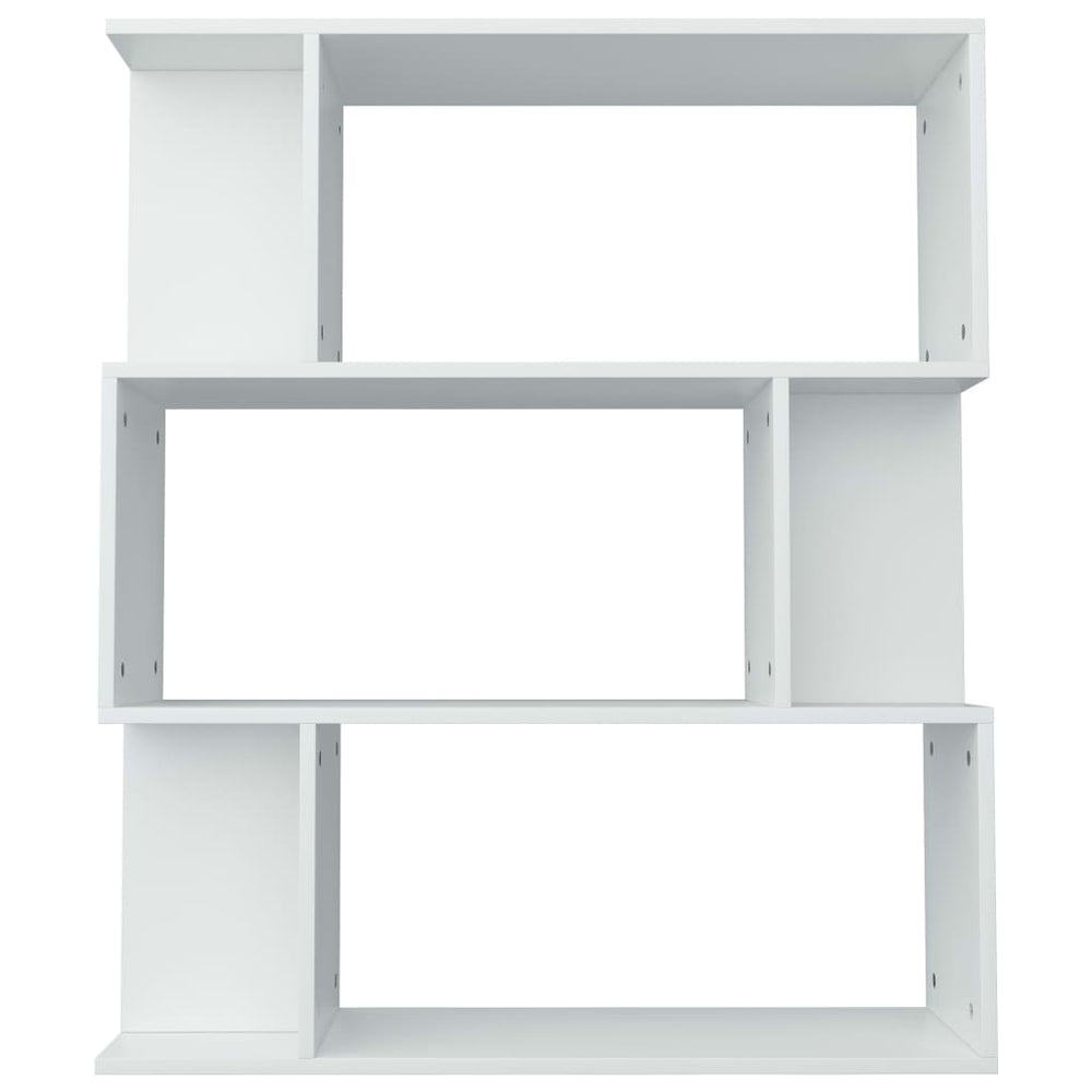 Boekenkast/kamerscherm 80x24x96 cm bewerkt hout wit MeubelReus