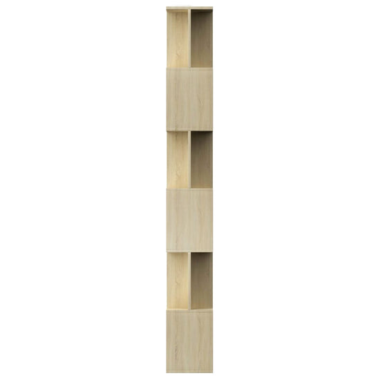 Boekenkast/kamerscherm 80x24x192 cm spaanplaat sonoma eiken MeubelReus