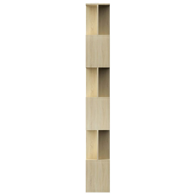 Boekenkast/kamerscherm 80x24x192 cm spaanplaat sonoma eiken MeubelReus
