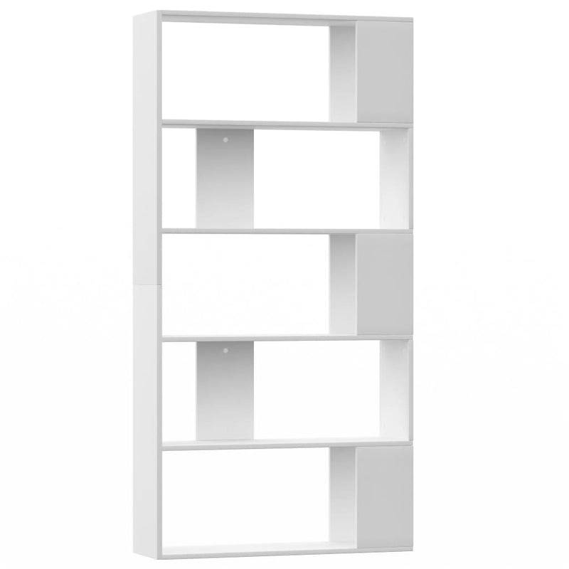 Boekenkast/kamerscherm 80x24x159 cm spaanplaat wit MeubelReus