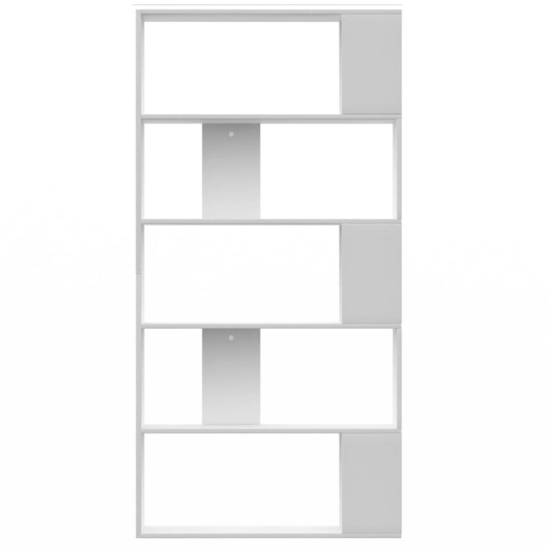 Boekenkast/kamerscherm 80x24x159 cm spaanplaat wit MeubelReus