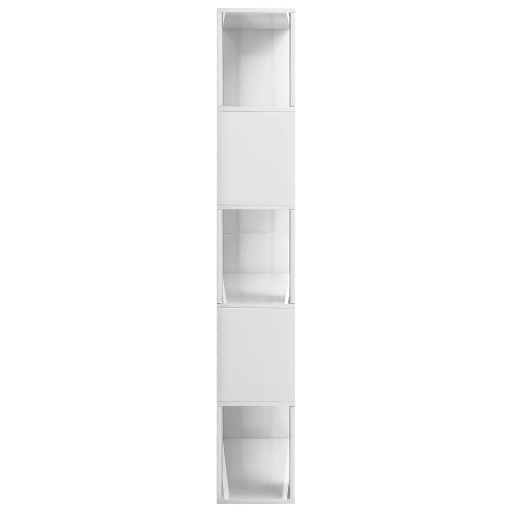 Boekenkast/kamerscherm 80x24x159 cm hoogglans wit MeubelReus