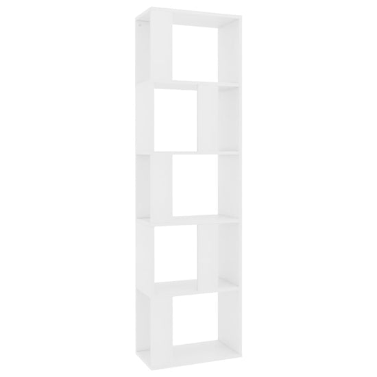 Boekenkast/kamerscherm 45x24x159 cm bewerkt hout wit MeubelReus