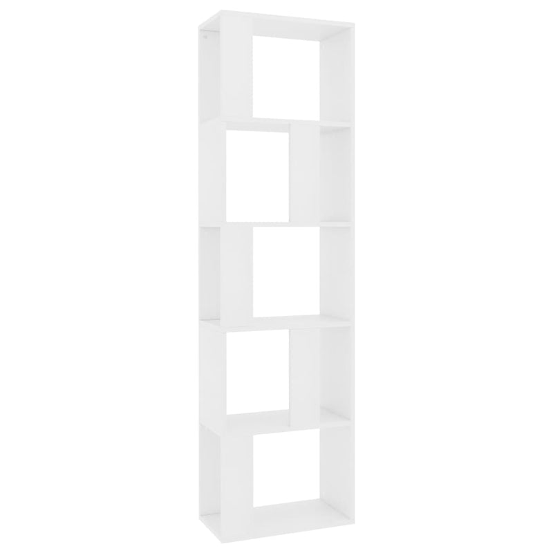 Boekenkast/kamerscherm 45x24x159 cm bewerkt hout wit MeubelReus