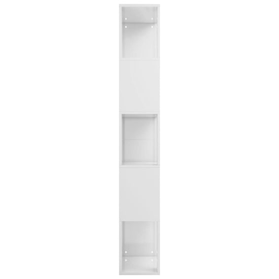 Boekenkast/kamerscherm 45x24x159 cm bewerkt hout hoogglans wit MeubelReus