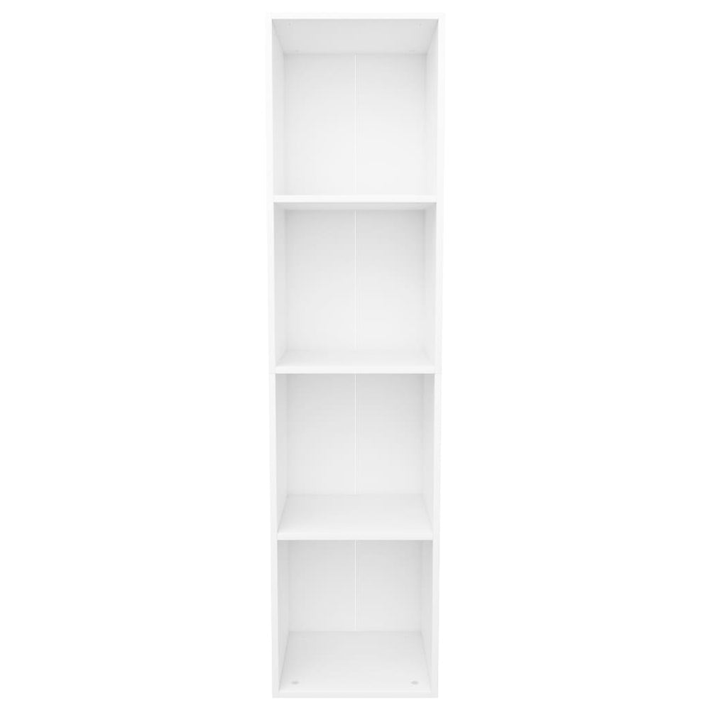 Boekenkast/tv-meubel 36x30x143 cm bewerkt hout wit MeubelReus
