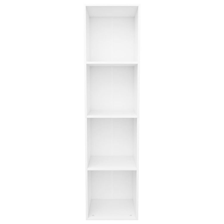 Boekenkast/tv-meubel 36x30x143 cm bewerkt hout wit MeubelReus