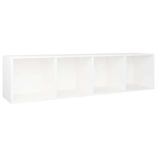 Boekenkast/tv-meubel 36x30x143 cm bewerkt hout wit MeubelReus
