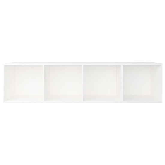 Boekenkast/tv-meubel 36x30x143 cm bewerkt hout wit MeubelReus