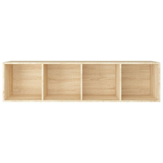 Boekenkast/tv-meubel 36x30x143cm bewerkt hout sonoma eikenkleur MeubelReus