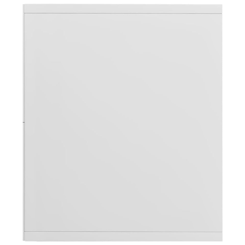 Boekenkast/tv-meubel 36x30x143 cm bewerkt hout hoogglans wit MeubelReus