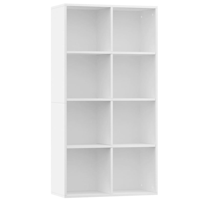 Boekenkast/dressoir 66x30x130 cm bewerkt hout wit MeubelReus