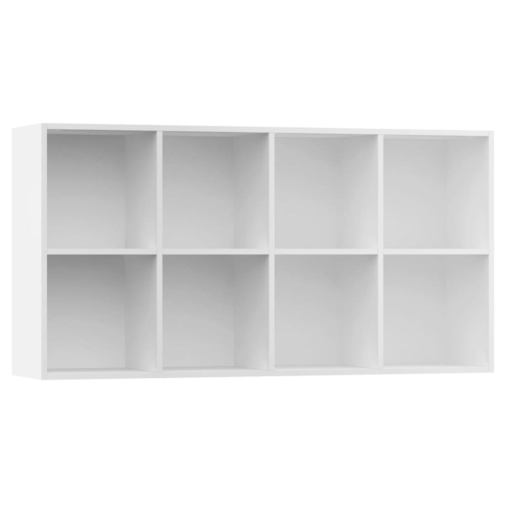 Boekenkast/dressoir 66x30x130 cm bewerkt hout wit MeubelReus
