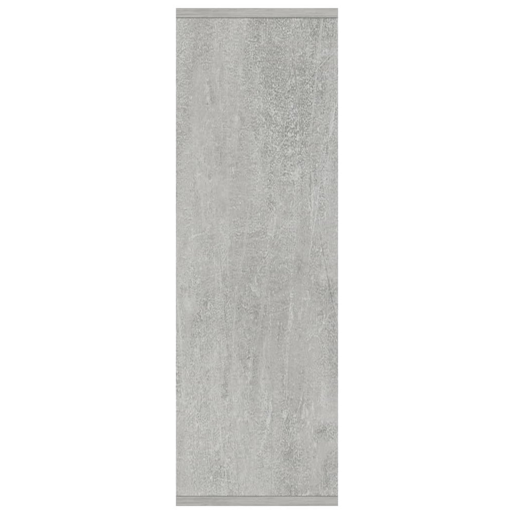 Boekenkast/dressoir 50x25x80 cm spaanplaat betongrijs MeubelReus
