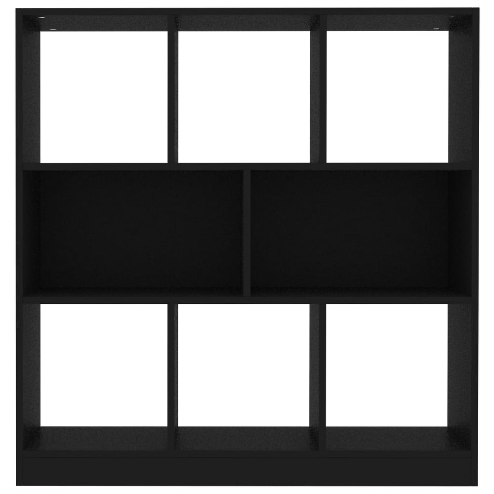 Boekenkast 97,5x29,5x100 cm bewerkt hout zwart MeubelReus