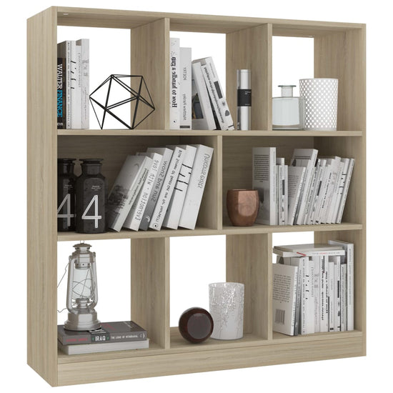 Boekenkast 97,5x29,5x100 cm bewerkt hout sonoma eikenkleurig MeubelReus