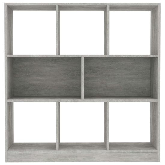 Boekenkast 97,5x29,5x100 cm bewerkt hout betongrijs MeubelReus
