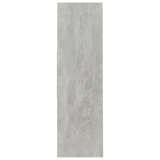 Boekenkast 97,5x29,5x100 cm bewerkt hout betongrijs MeubelReus