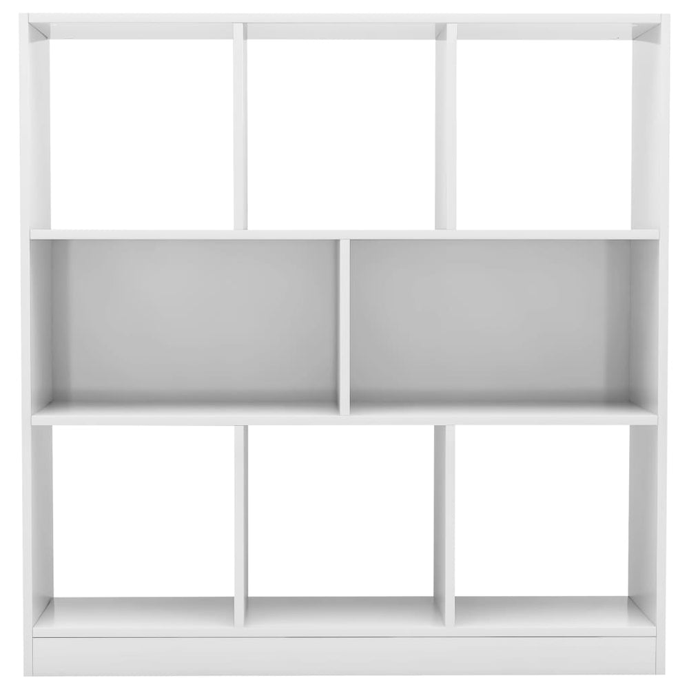 Boekenkast 97,5x29,5x100 cm spaanplaat hoogglans wit MeubelReus