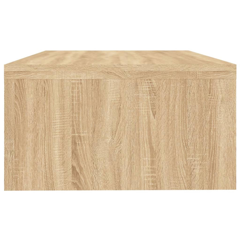 Monitorstandaard 42x24x13 cm bewerkt hout sonoma eikenkleurig MeubelReus