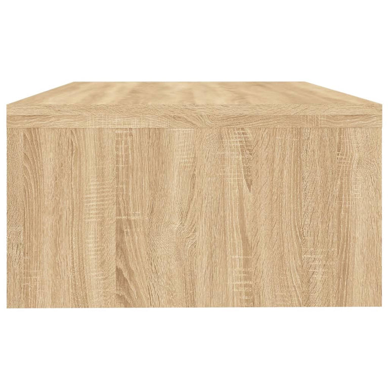 Monitorstandaard 42x24x13 cm bewerkt hout sonoma eikenkleurig MeubelReus