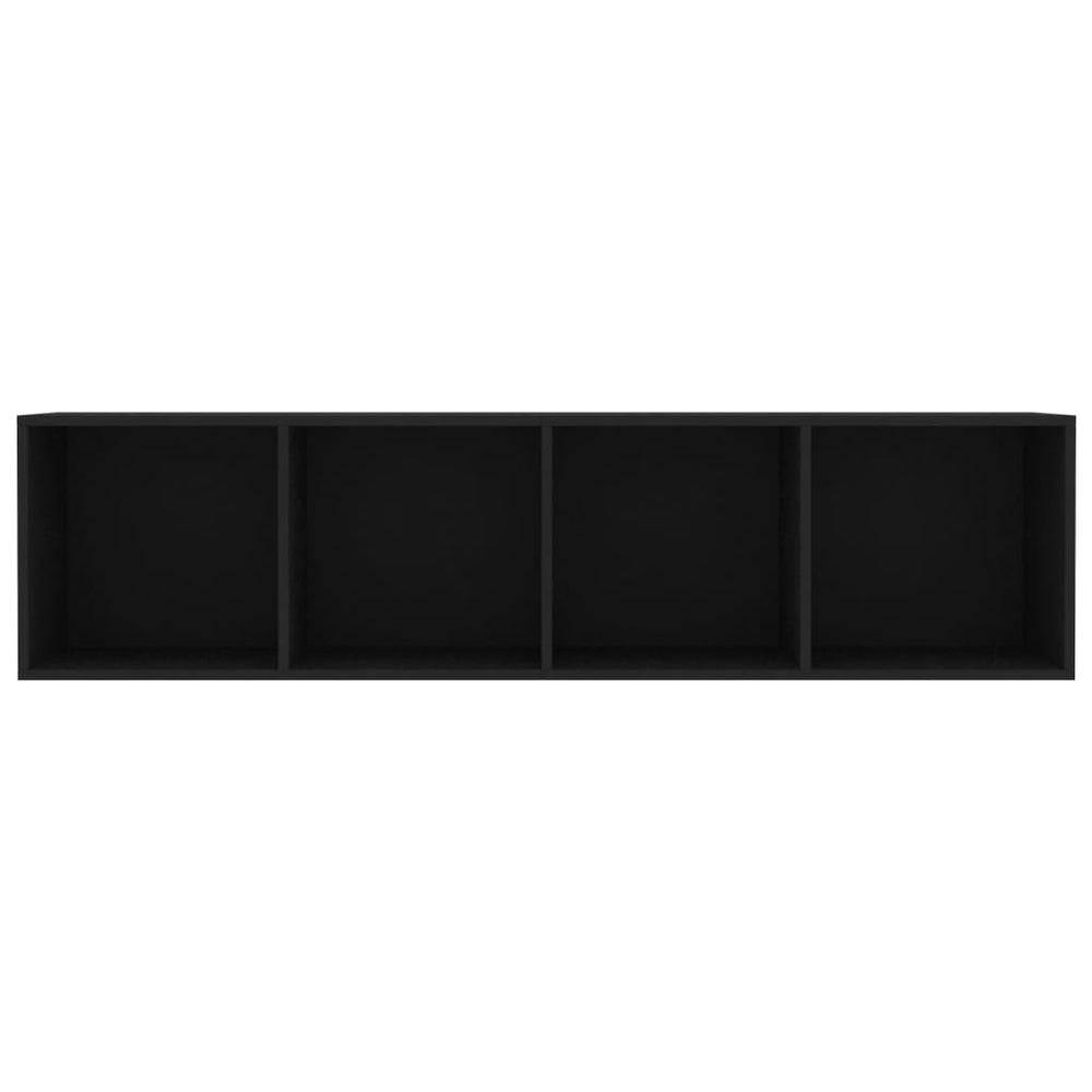 Boekenkast/tv-meubel 143x30x36 cm zwart MeubelReus