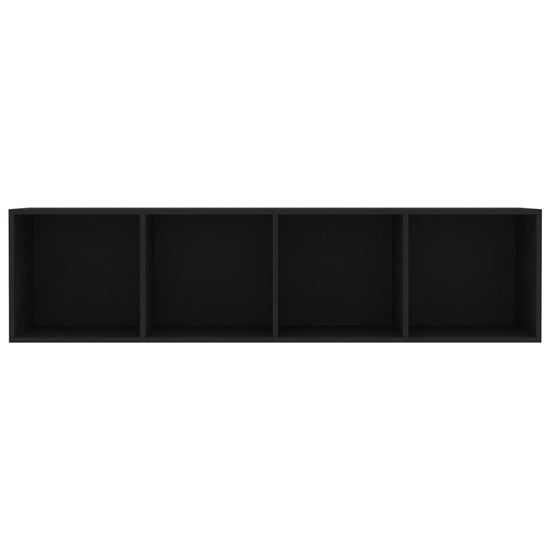 Boekenkast/tv-meubel 143x30x36 cm zwart MeubelReus