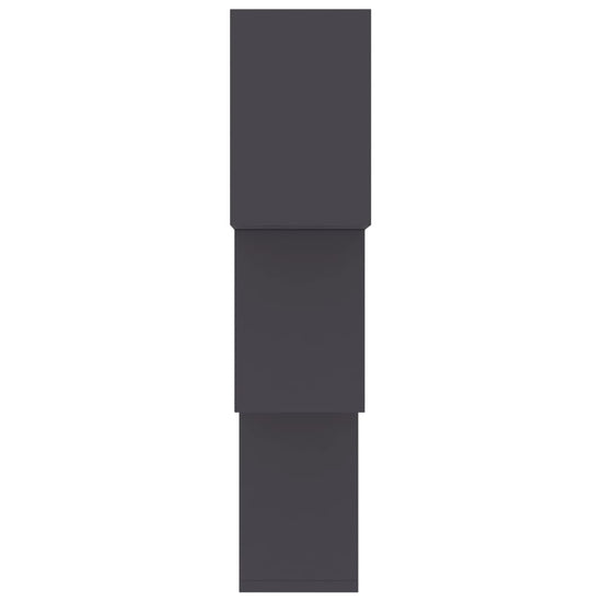 Wandschappen kubus 68x15x68 cm bewerkt hout grijs MeubelReus