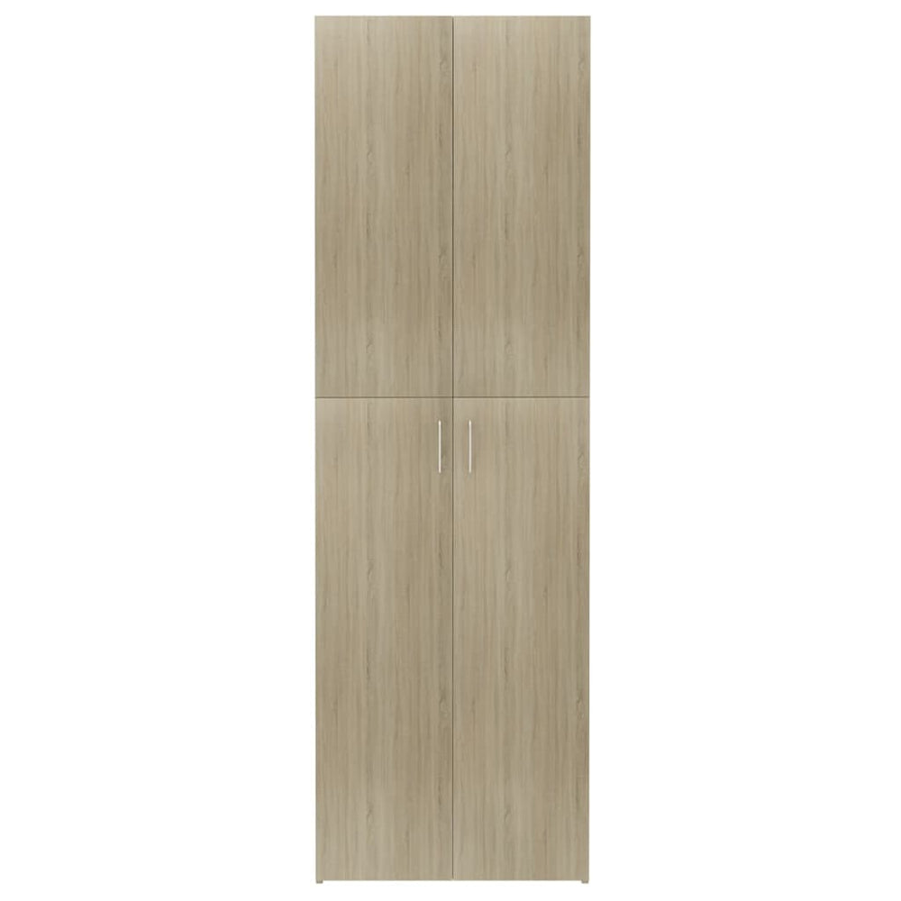 Kantoorkast 60x32x190 cm bewerkt hout sonoma eikenkleurig MeubelReus