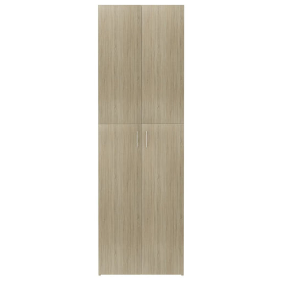 Kantoorkast 60x32x190 cm bewerkt hout sonoma eikenkleurig MeubelReus