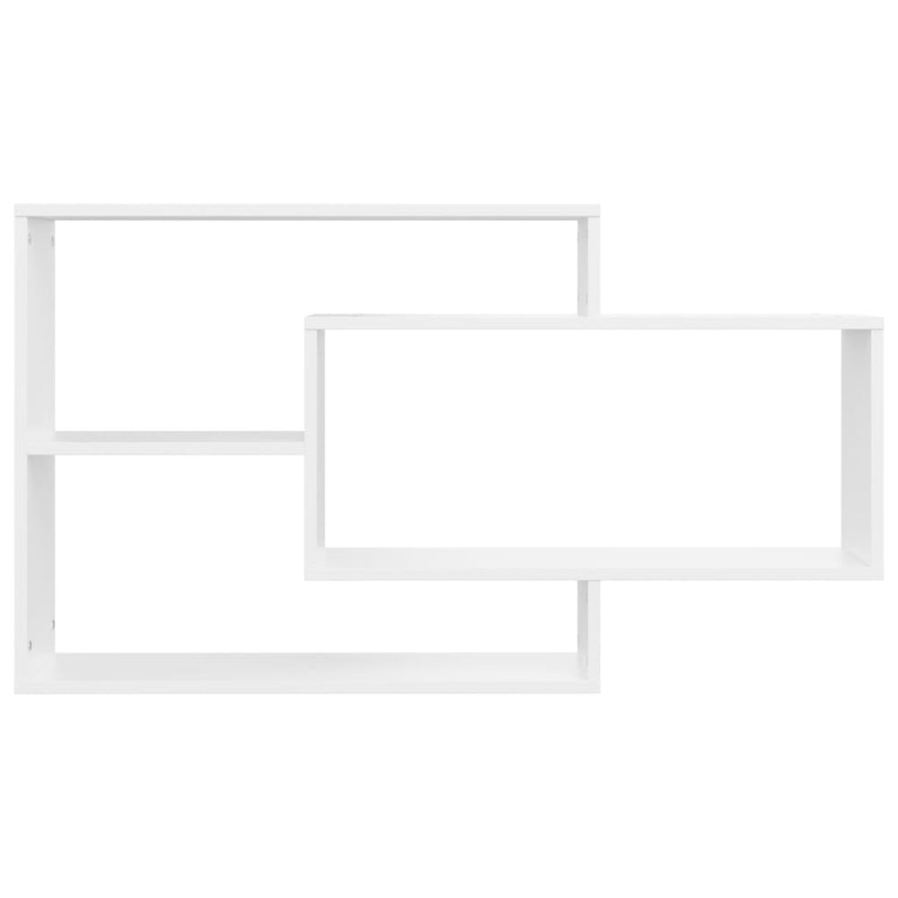 Wandschappen 104x20x58,5 cm bewerkt hout wit MeubelReus
