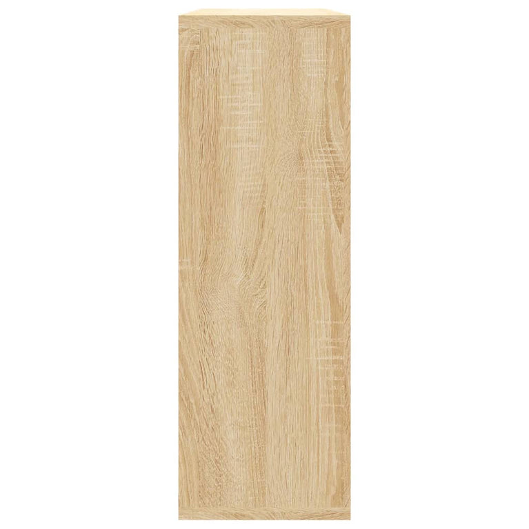 Wandschappen 104x20x58,5 cm bewerkt hout sonoma eikenkleurig