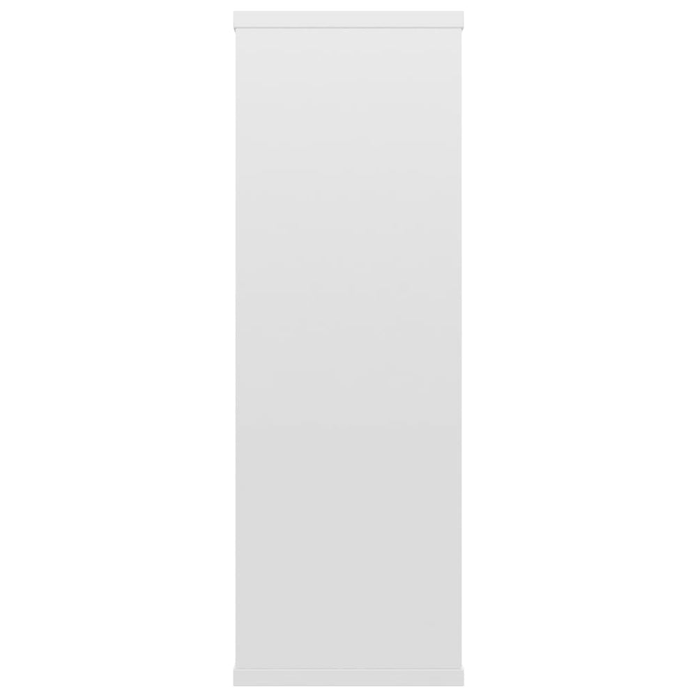 Wandschappen 104x20x58,5 cm bewerkt hout hoogglans wit MeubelReus