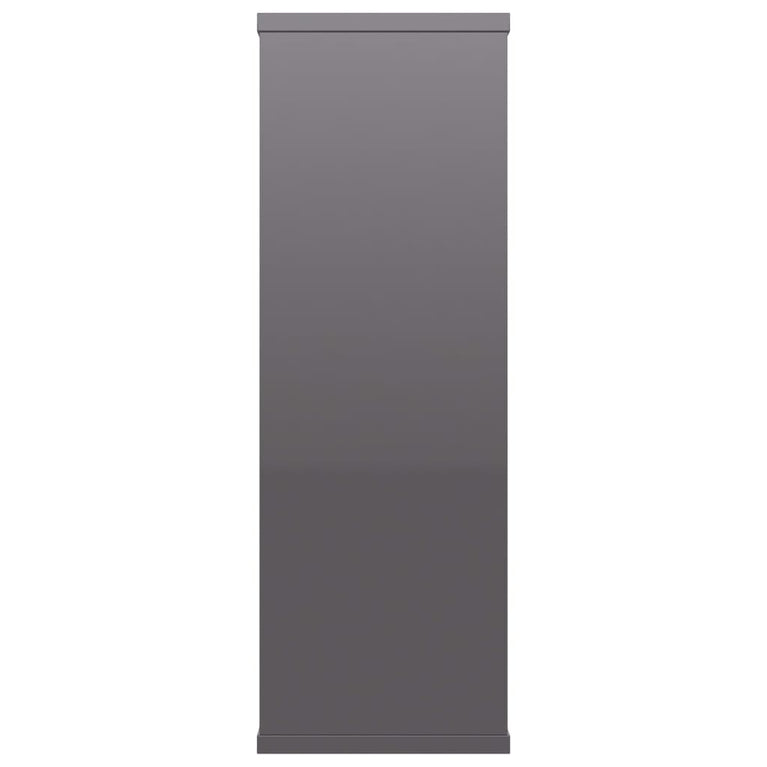 Wandschappen 104x20x58,5 cm bewerkt hout hoogglans grijs MeubelReus