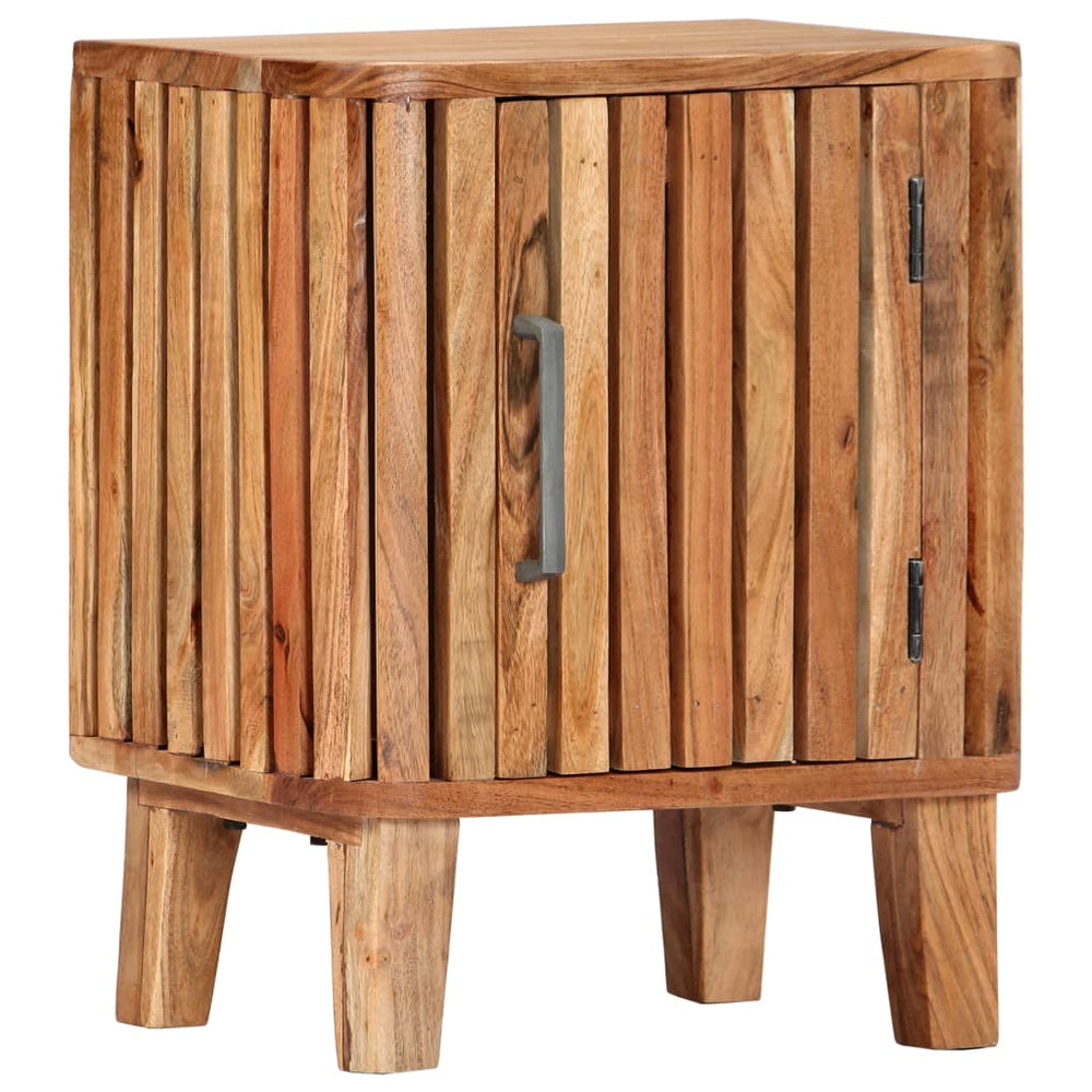 Nachtkastje 40x30x50 cm massief acaciahout MeubelReus