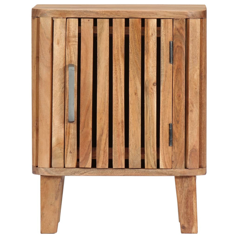 Nachtkastje 40x30x50 cm massief acaciahout MeubelReus