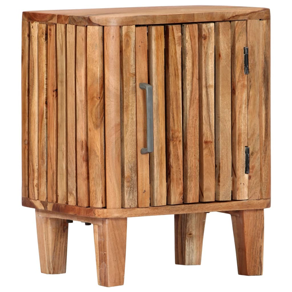 Nachtkastje 40x30x50 cm massief acaciahout MeubelReus