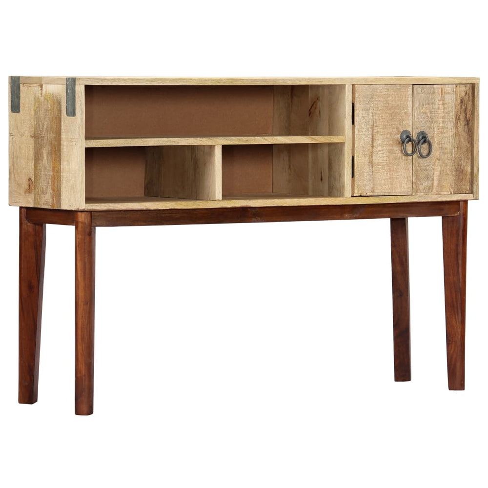 Wandtafel 115x30x76 cm massief ruw mangohout MeubelReus