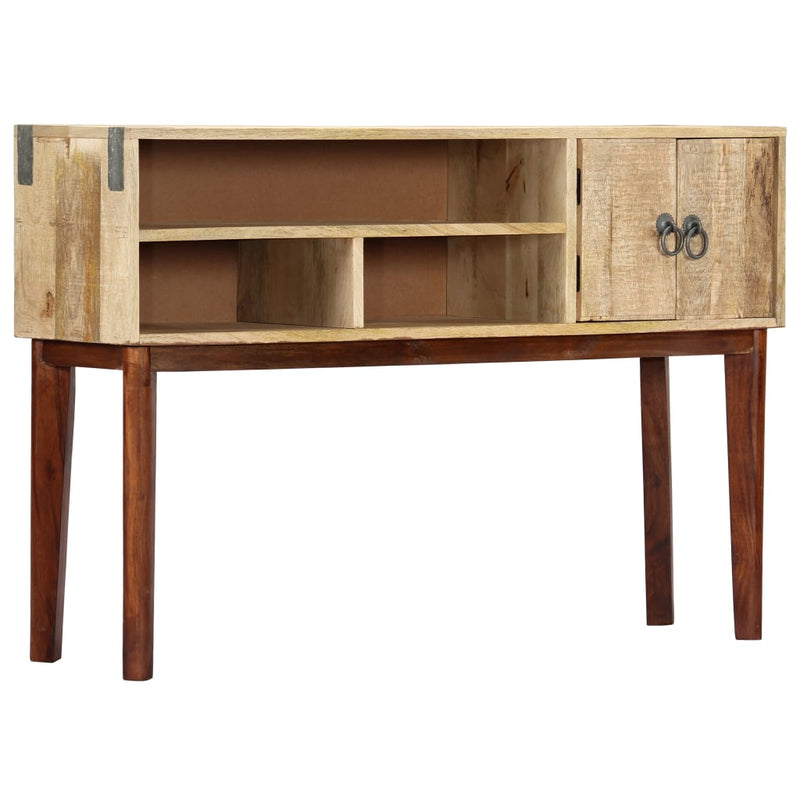 Wandtafel 115x30x76 cm massief ruw mangohout MeubelReus