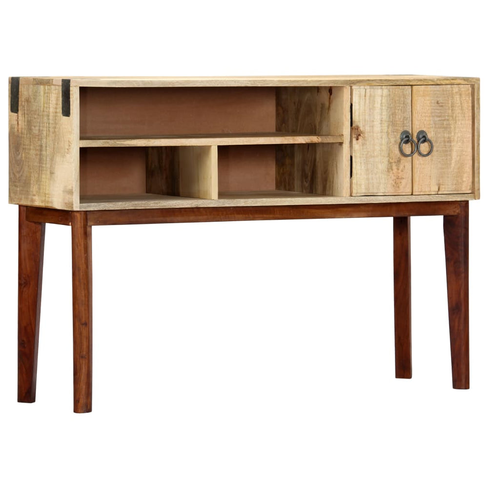 Wandtafel 115x30x76 cm massief ruw mangohout MeubelReus