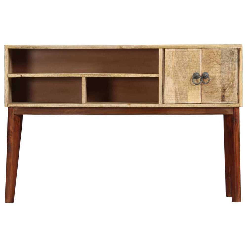 Wandtafel 115x30x76 cm massief ruw mangohout MeubelReus