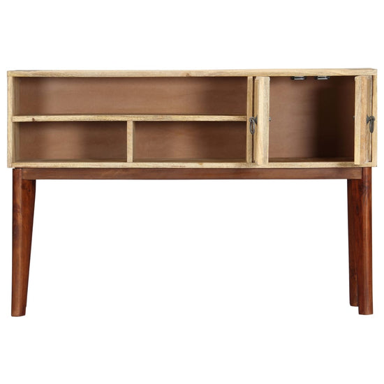 Wandtafel 115x30x76 cm massief ruw mangohout MeubelReus