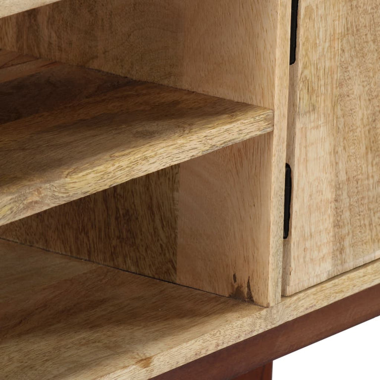 Wandtafel 115x30x76 cm massief ruw mangohout MeubelReus