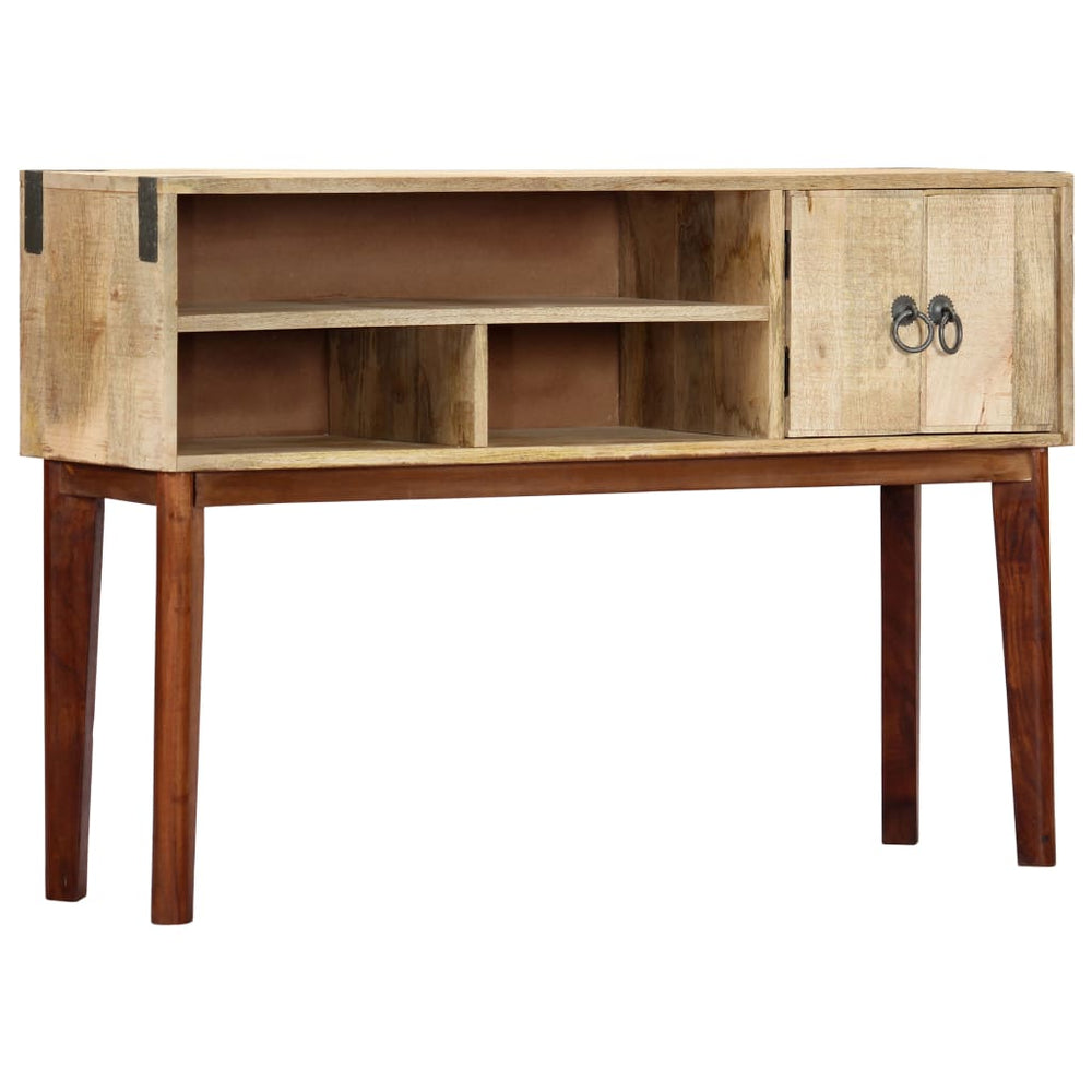 Wandtafel 115x30x76 cm massief ruw mangohout MeubelReus