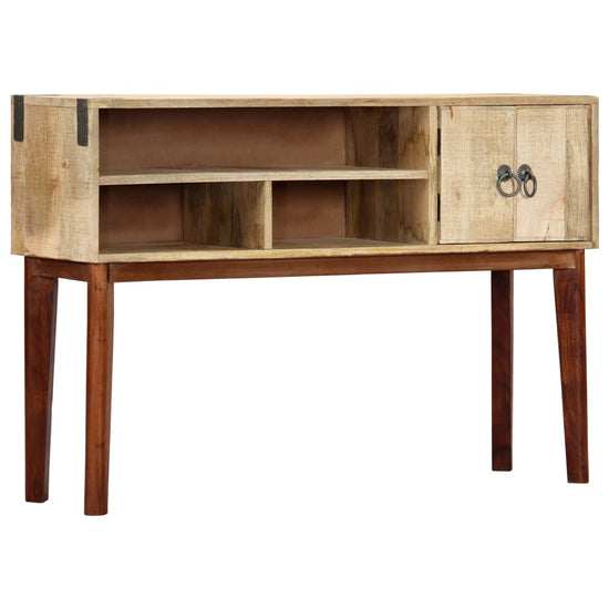 Wandtafel 115x30x76 cm massief ruw mangohout MeubelReus