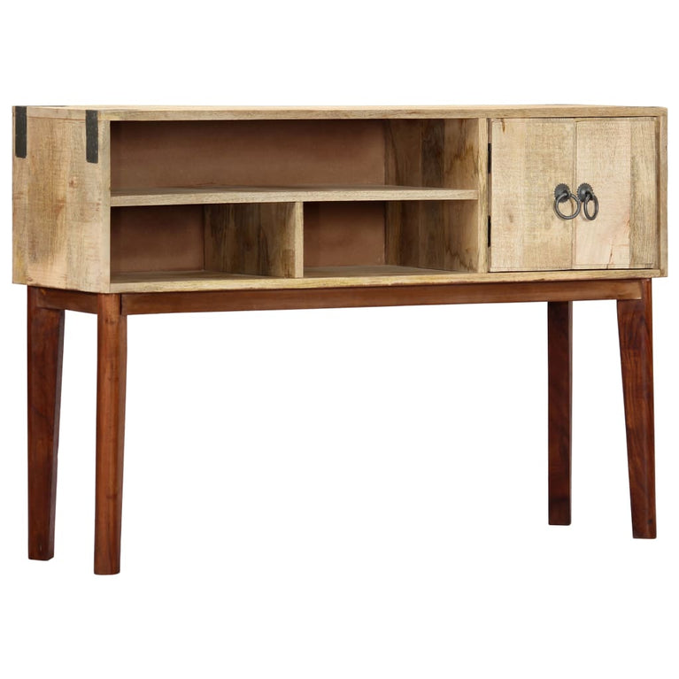 Wandtafel 115x30x76 cm massief ruw mangohout MeubelReus