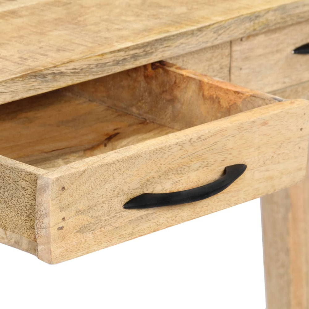 Wandtafel 115x40x75 cm massief ruw mangohout MeubelReus