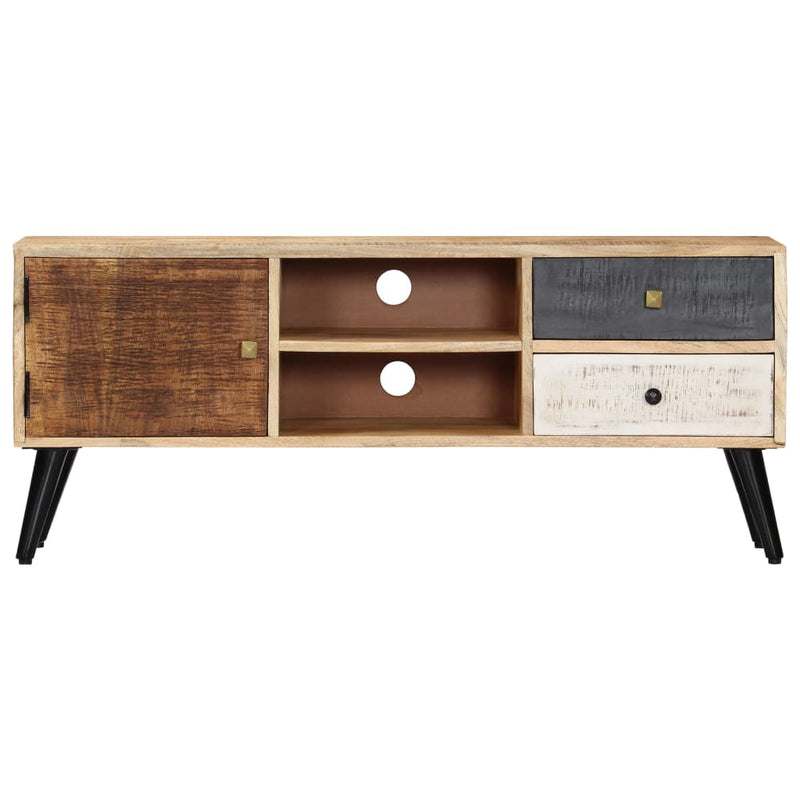 Tv-meubel 115x30x47 cm massief mangohout MeubelReus