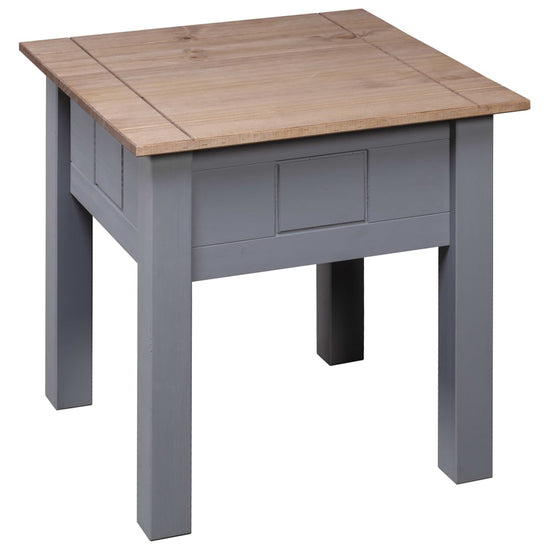 Nachtkastje Panama Range 50,5x50,5x52,5 cm grenenhout grijs MeubelReus